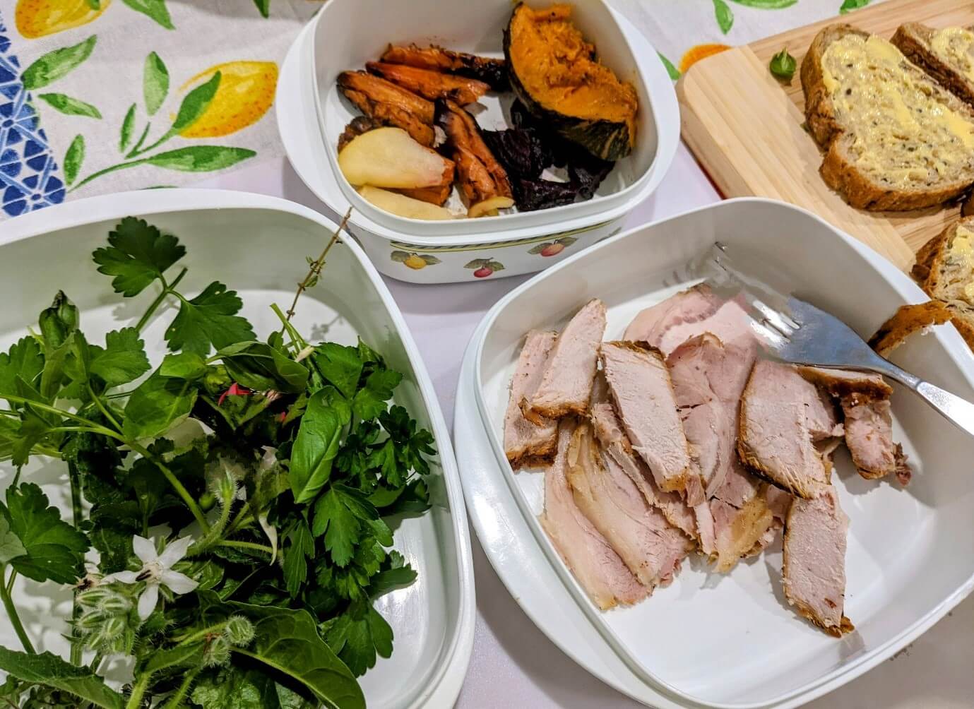 Gather ingredients for the best-sandwich-for-a-picnic